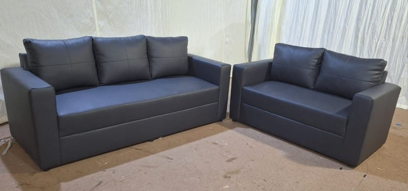 American Style Leather Sofa Set
