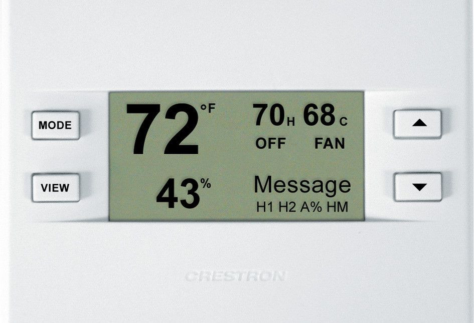 Model No: CHV-THSTATA Heating, Cooling and Relative Humidity Thermostat (Color: Almond Faceplate)